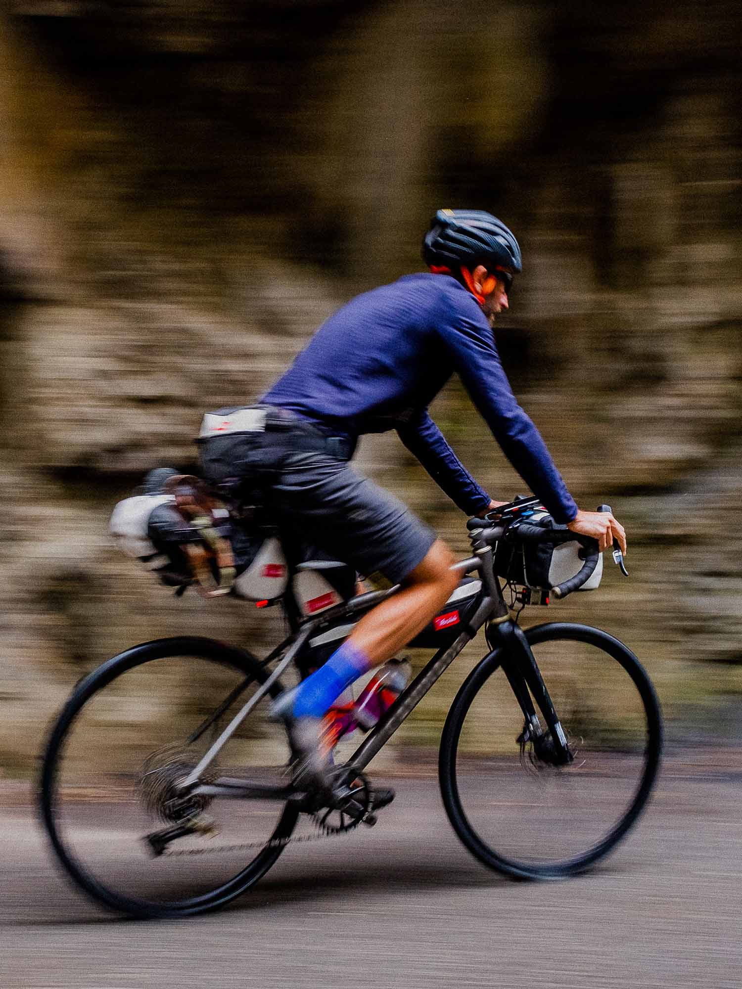 Sacoche bikepacking top tube