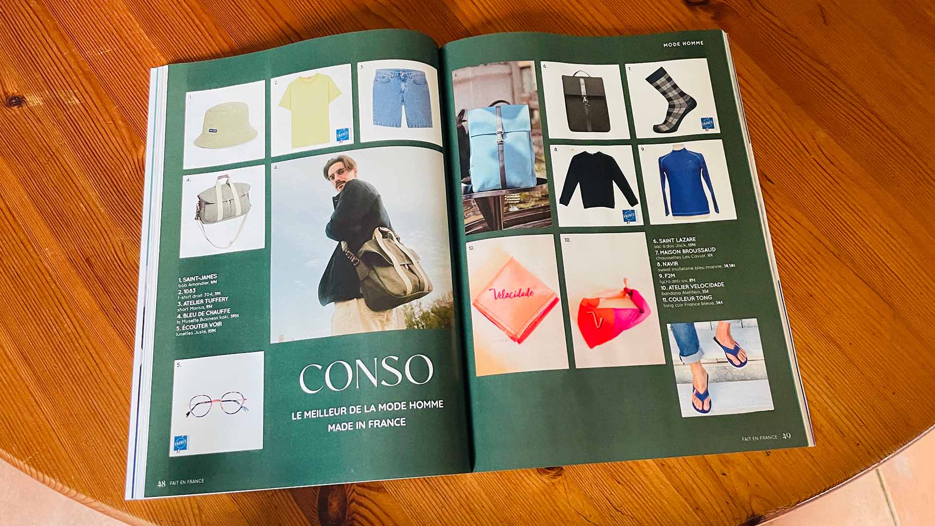 Sur les pages du magazine Fait en France