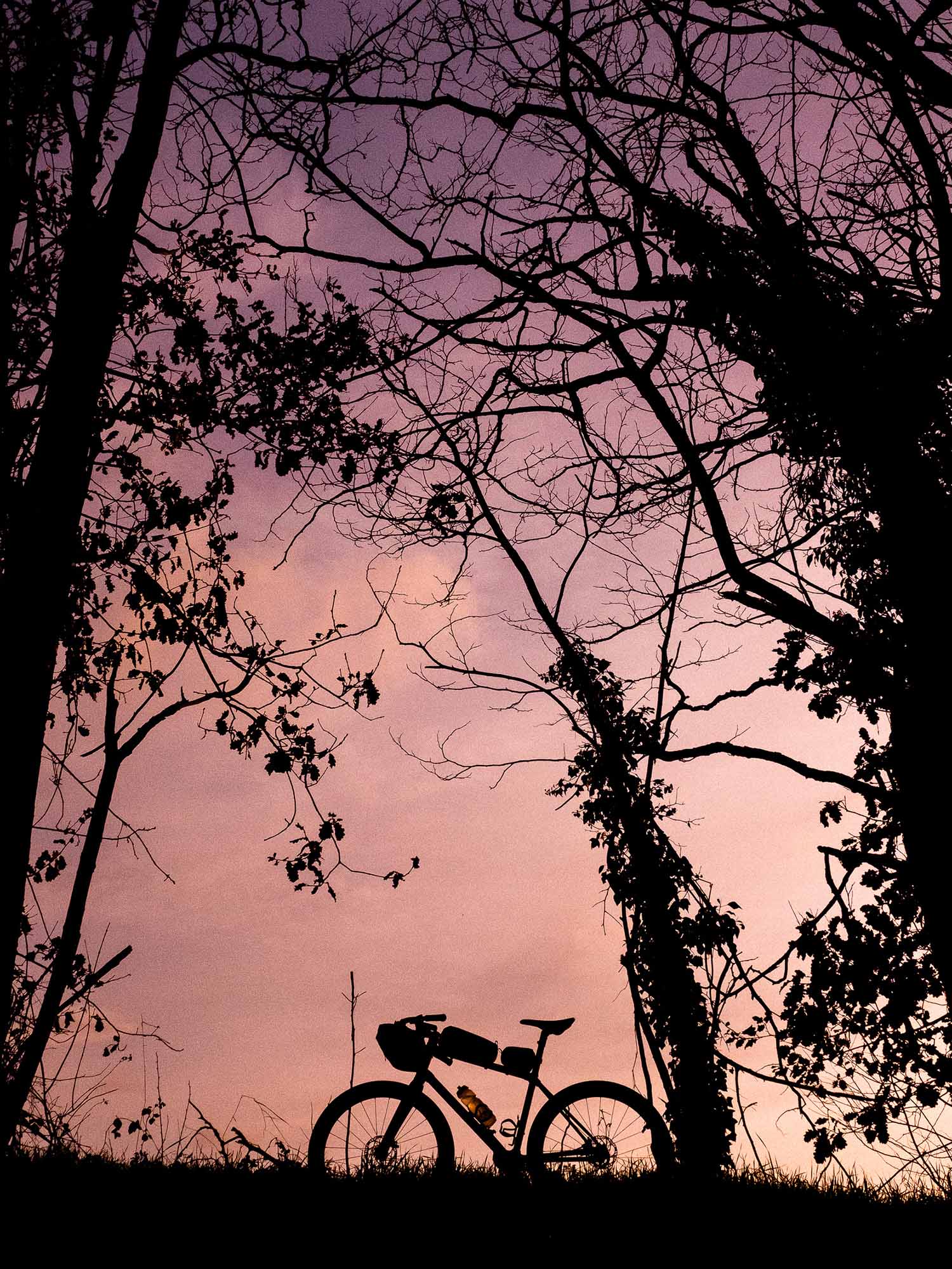 Sacoche bikepacking top tube