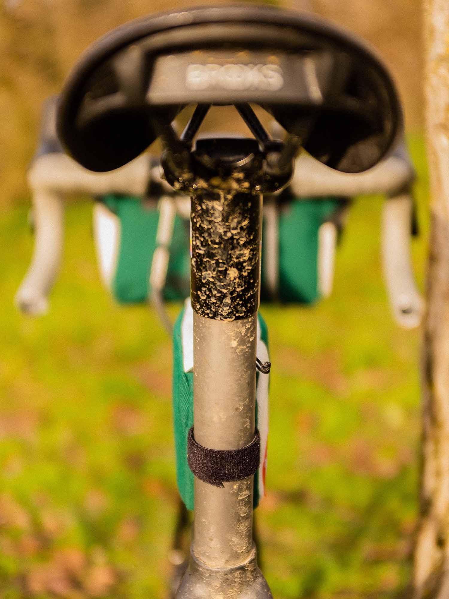Sacoche bikepacking top tube