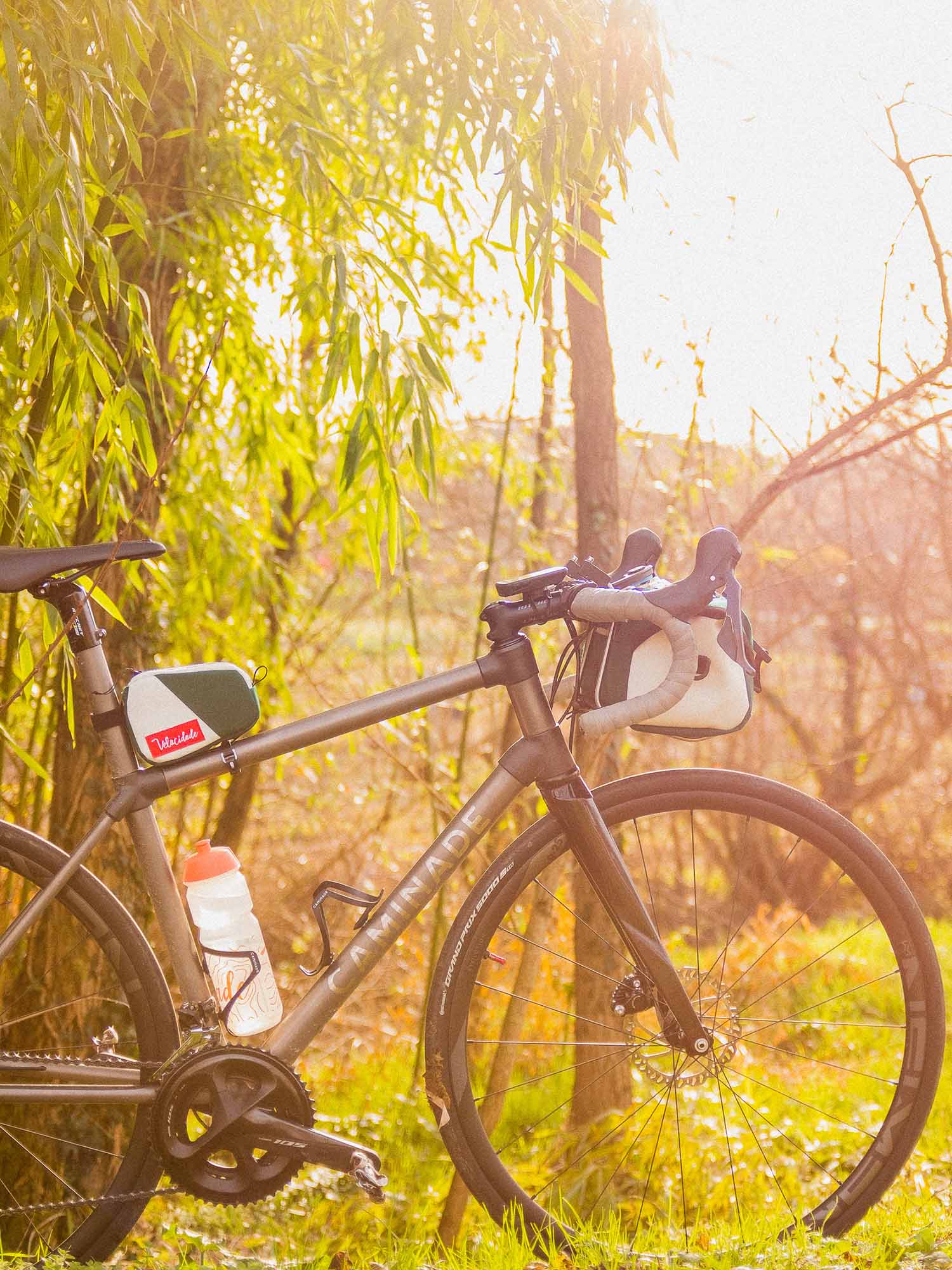 Sacoche bikepacking top tube